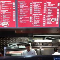 Inside the restaurant. at Pizza Roma in Gothenburg