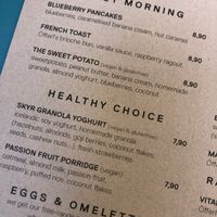 menu at Ramasuri in Vienna