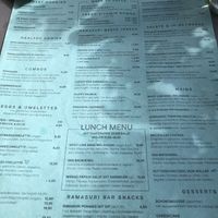 Menu   at Ramasuri in Vienna
