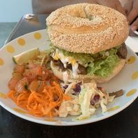 Bagel burger at Sala - Hartamas in Kuala Lumpur