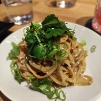 Rice noodles in peanut sauce at Mama Liu and Sons in Vienna