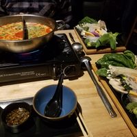 Vegan hot pot at Mama Liu and Sons in Vienna