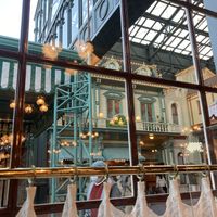 View from the window  at Disneyland - Eastside Cafe in Tokyo