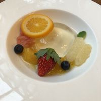 Elderberry jelly with fruit  at Disneyland - Eastside Cafe in Tokyo