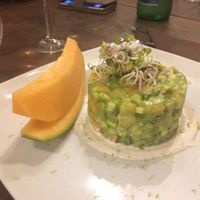 Avocado/Melon/Lime Tartare  at Madre Terra in Rome