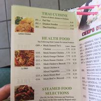 vegan options in menu at Oriental Express in Centreville