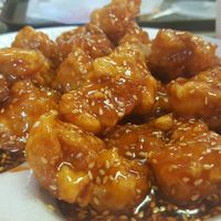 Sesame mock chicken. So delicious and huge portions. at Oriental Express in Centreville