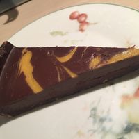 Vegan Blood Orange & Chocolate Torte at ASK Italian in Harrogate
