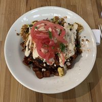 Brisket Hash! So yummy!  at Off The Griddle - Southeast in Portland