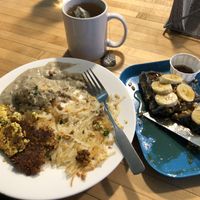 So good! Started eating before I remembered to take a pic. 😅  at Off The Griddle - Southeast in Portland