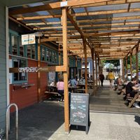 Outdoor seating  at Off The Griddle - Southeast in Portland
