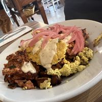 Brisket hash  at Off The Griddle - Southeast in Portland