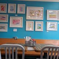 Local art work at Off The Griddle - Southeast in Portland