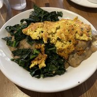 Biscuits and gravy with tofu.  at Off The Griddle - Southeast in Portland
