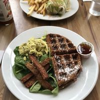 The Vegano Burrito and Amazing Plate at Off The Griddle - Southeast in Portland