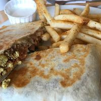 Super vegano burrito  at Off The Griddle - Southeast in Portland