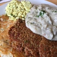 Vegan blue plate  at Off The Griddle - Southeast in Portland