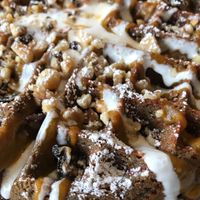 Pumpkin cheesecake waffle  at Off The Griddle - Southeast in Portland