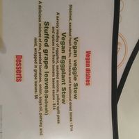 vegan options  at Bar Koko in Honolulu