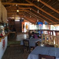 restuarant seating  at Crab in Uppuveli