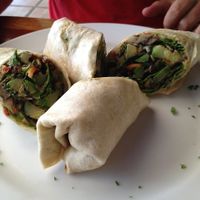 Wraps at El Patio de Cafe Milagro  in Manuel Antonio