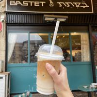   at Cafe Bastet in Jerusalem