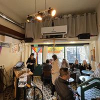   at Cafe Bastet in Jerusalem