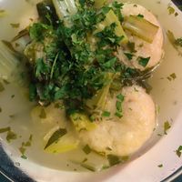 Soup  at Cafe Bastet in Jerusalem