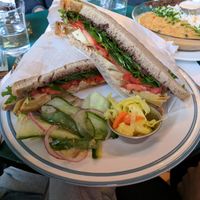 Artichoke salad at Cafe Bastet in Jerusalem