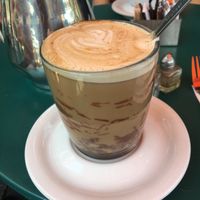 Mocha at Cafe Bastet in Jerusalem