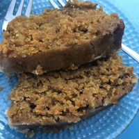 Amazing carrot cake from their specials menu - I loved this and could eat the whole loaf at Cafe Bastet in Jerusalem