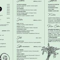 Menu   at The Green in Nuremberg