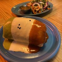 Chorizo burrito and tacos 🔥 at Jajaja Mexicana - Lower East Side in New York City