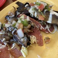 Mushroom mezcal tacos  at Jajaja Mexicana - Lower East Side in New York City