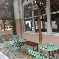 Outside seating  at Jajaja Mexicana - Lower East Side in New York City