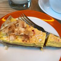 Mango chocolate cake at Jajaja Mexicana - Lower East Side in New York City