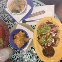 Elote corn side, tacos  at Jajaja Mexicana - Lower East Side in New York City