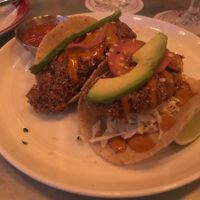chayote squash ";fish"; tacos at Jajaja Mexicana - Lower East Side in New York City