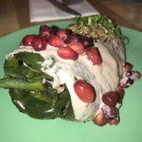 chile relleno with pomegranate  at Jajaja Mexicana - Lower East Side in New York City