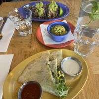 Quesadilla and tacos  at Jajaja Mexicana - Lower East Side in New York City
