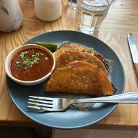 Birria tacos   at Jajaja Mexicana - Lower East Side in New York City