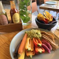 Happy hour gaucamole  at Jajaja Mexicana - Lower East Side in New York City