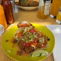 Buffalo flower tacos at Jajaja Mexicana - Lower East Side in New York City