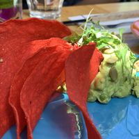 Chips and guacamole  at Jajaja Mexicana - Lower East Side in New York City