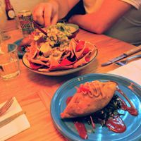 Nachos & Empanada at Jajaja Mexicana - Lower East Side in New York City
