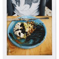 that charcoal hot sauce ! at Jajaja Mexicana - Lower East Side in New York City