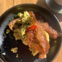 Scrambled chilli tofu   at Conscious Cravings Co in Mordialloc