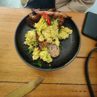 Chilli scramble at Conscious Cravings Co in Mordialloc