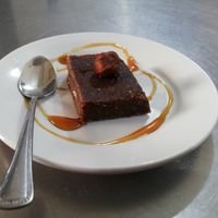 Raw brownie.  at Suwa Restaurante Vegano in Queretaro