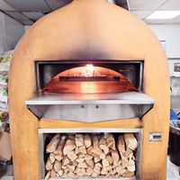 Pizza oven at Basilico - Marylebone in London